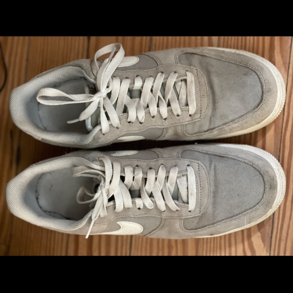 NIKE AIR FORCE 1 07 PREMIUM 3x1 DENIM Grey SZ 10